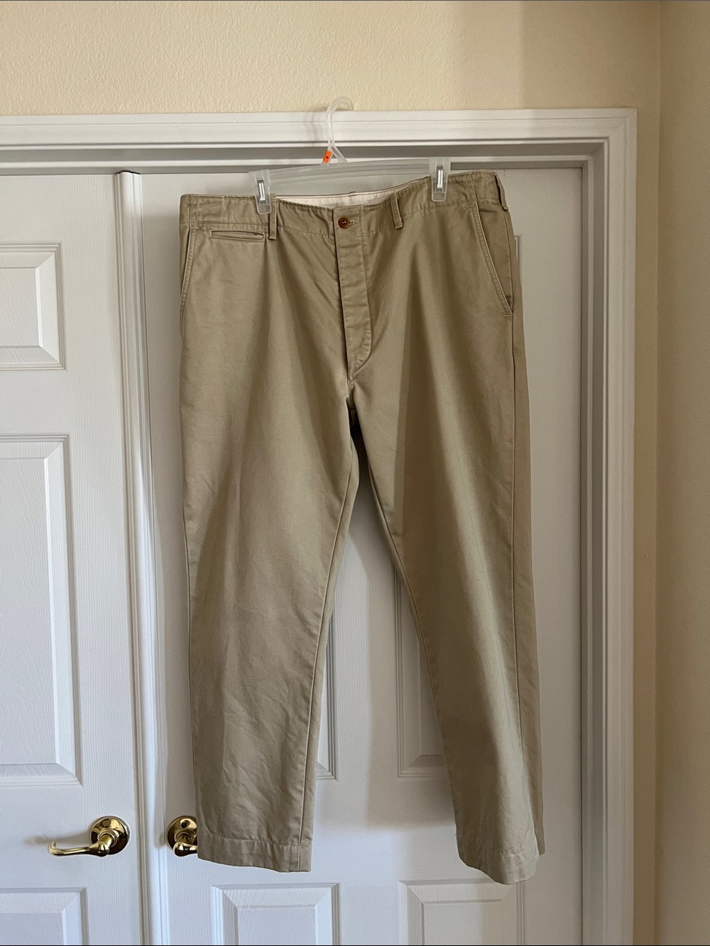 Buck Mason Tan Chinos